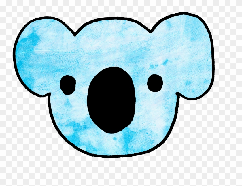 Blue Watercolor Koala - Koala #1709623