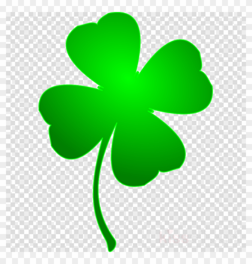 St Patricks Day Clover Clipart National Shamrockfest - 4 Leaf Clover Png #1709624