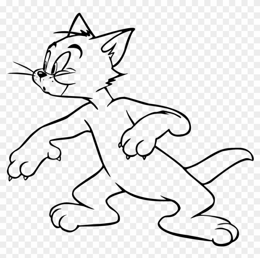 900 X 852 5 - Tom And Jerry Line Art #1709694