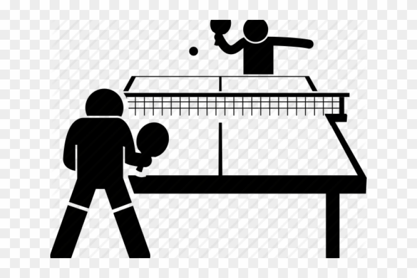 Ping Pong Clipart Table Tennis Player - Ping Pong Clip Png #1709704