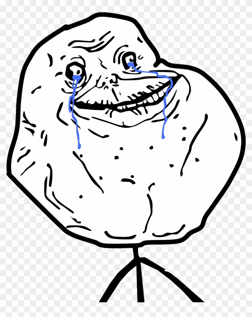 1324 X 1600 6 - Forever Alone Face Png #1709748