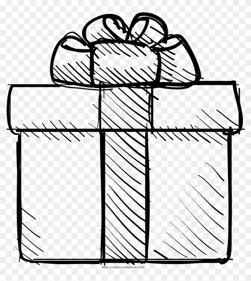 Gift Box Coloring Page - Caja De Regalos Para Colorear #1709768