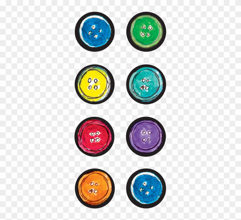 Pete The Cat Groovy Buttons Mini Stickers - Circle #1709876