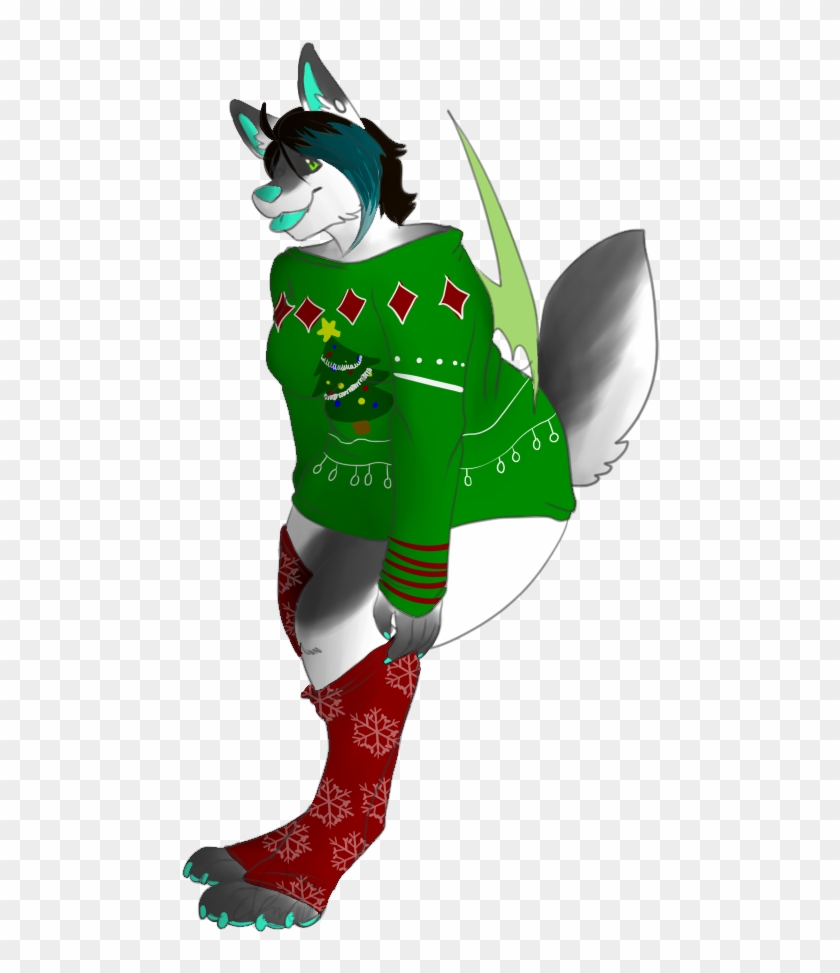 Ugly Sweater Cute Pup - Cartoon #1709893