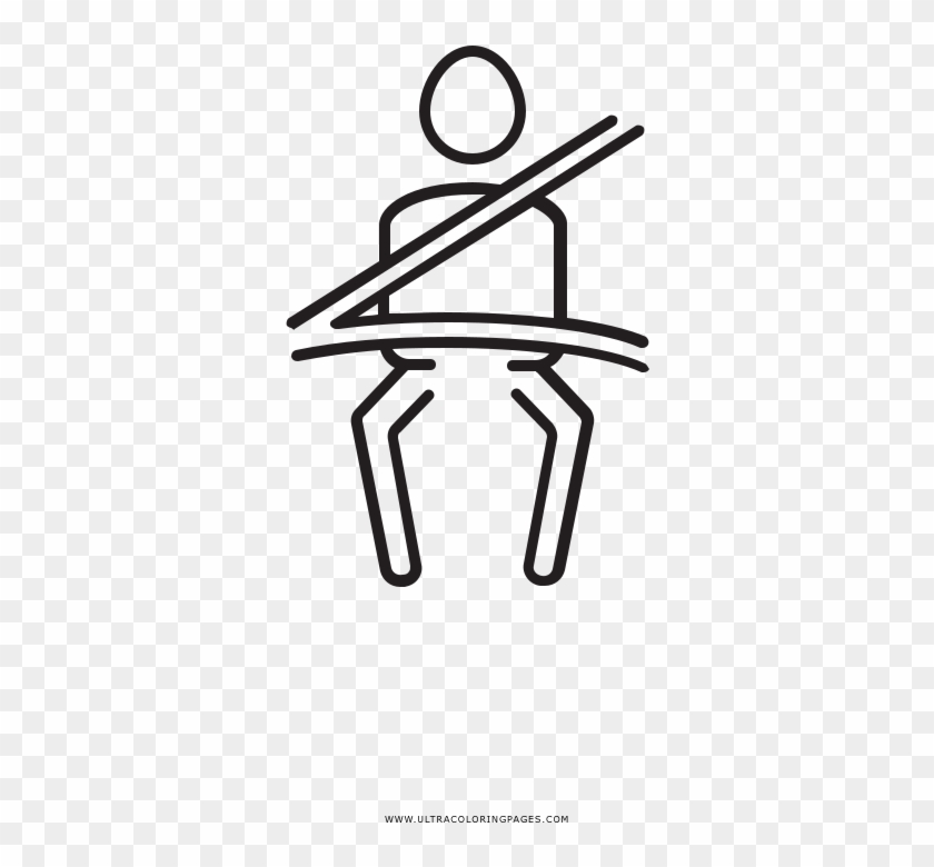 Seat Belt Coloring Page - Seat Belt Coloring Page #1709925