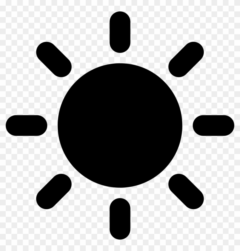Shining Sun Comments - Black Light Bulb Icon #1710003