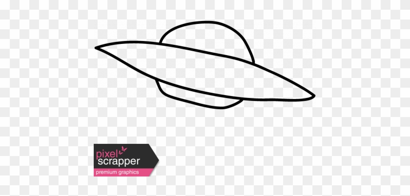 Flying Saucer Template Graphic By Marisa Lerin - Flying Saucer Doodle Png #1710161