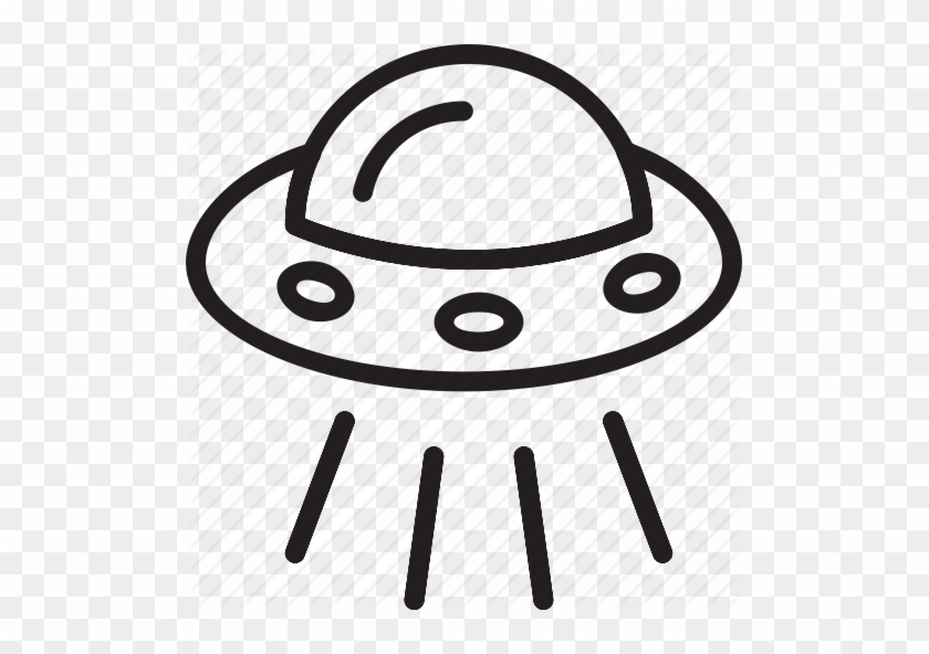 Unidentified Flying Object Clipart Unidentified Flying - Outline Of A Ufo #1710167