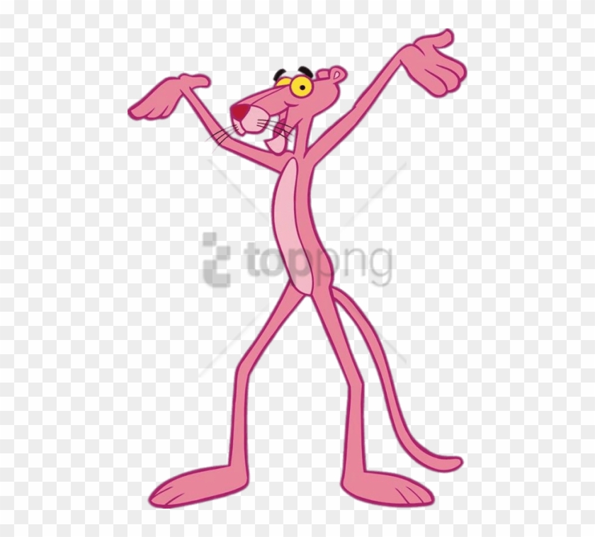 Free Png Download Pink Panther Hurray Clipart Png Photo - Pink Panther No Background #1710212