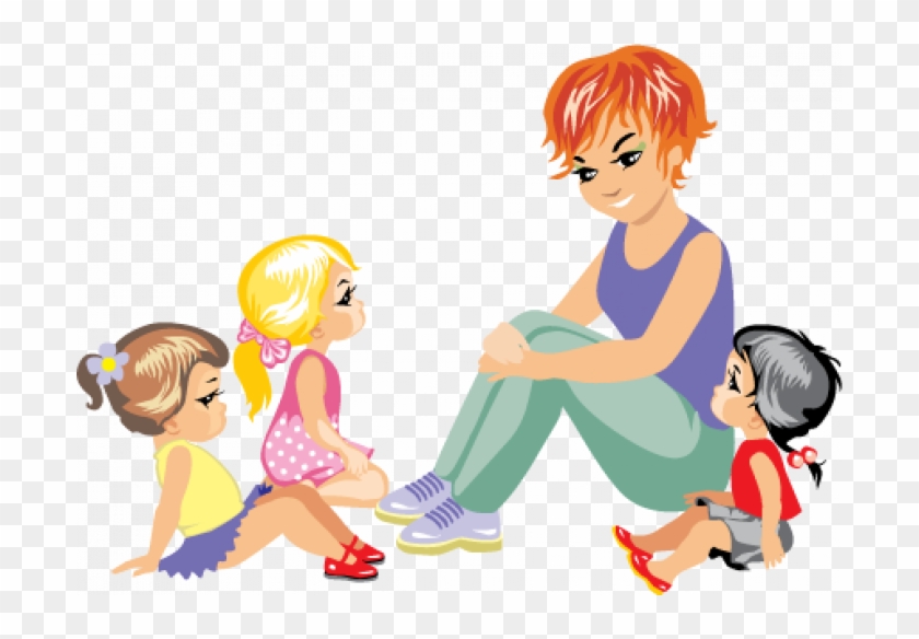 7 - Cartoon Girl Talking To Teacher - Free Transparent PNG Clipart Images  Download