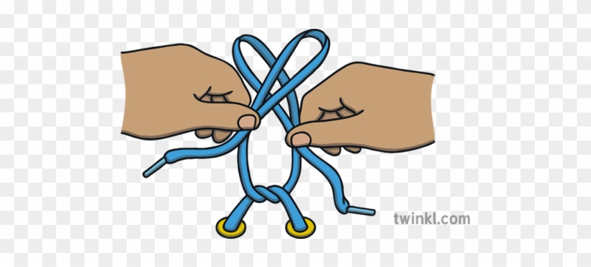 Step 6 Shoelaces Tie Tying Knot Fine Motor Skills Ks1 - Step 6 Shoelaces Tie Tying Knot Fine Motor Skills Ks1 #1710398