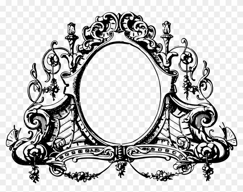 Clip Art Transparent Download Regal Ornate Pt Psd Png - Halloween Vintage Frame Png #1710509