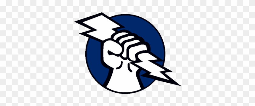 Fist Lightning Bolts Logo - Hand With Lightning Bolt #1710544
