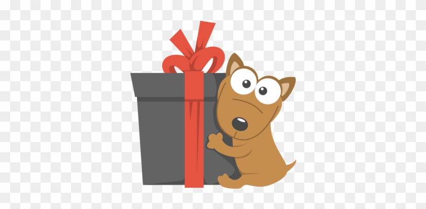 Chien Avec Cadeau - Собака И Подарок #1710802