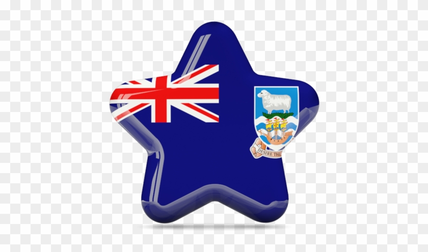 Flag Of Falkland Islands - Uae Flag Star Clipart #1710830