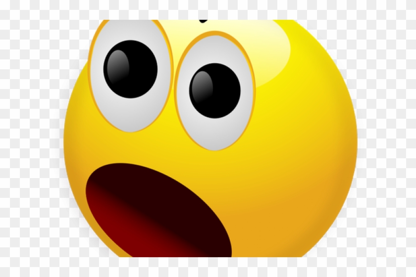 Emoticons Clipart - Surprised Face Png #1710835