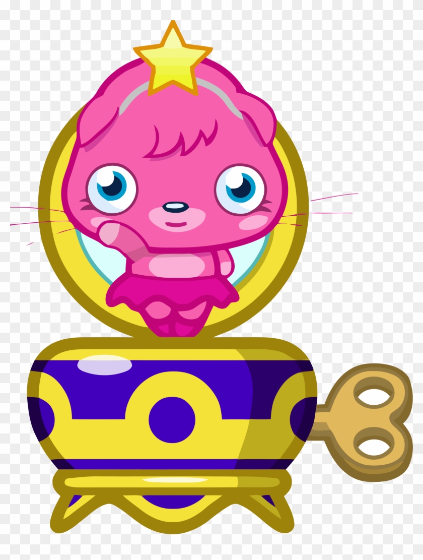 Princess Poppet Music Box Clipart Png - Moshi Monster Codes Poppet #1710848