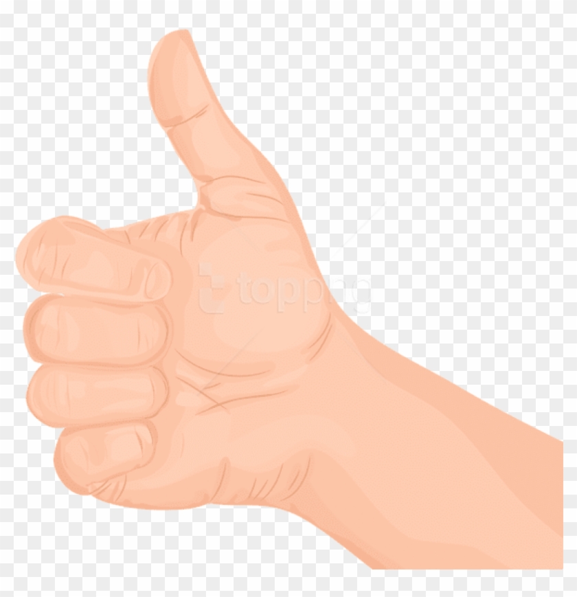 Free Png Download Thumbs Up Hand Gesture Clipart Png - Sign Language #1710874