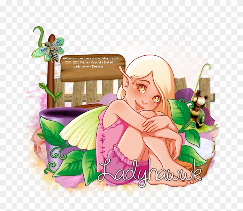 The Petals Makes Her Smile - Cartoon #1710943