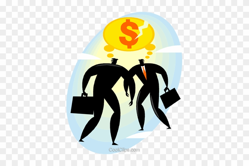 Empresários A Pensar Em Dinheiro Livre De Direitos - Illustration #1711122