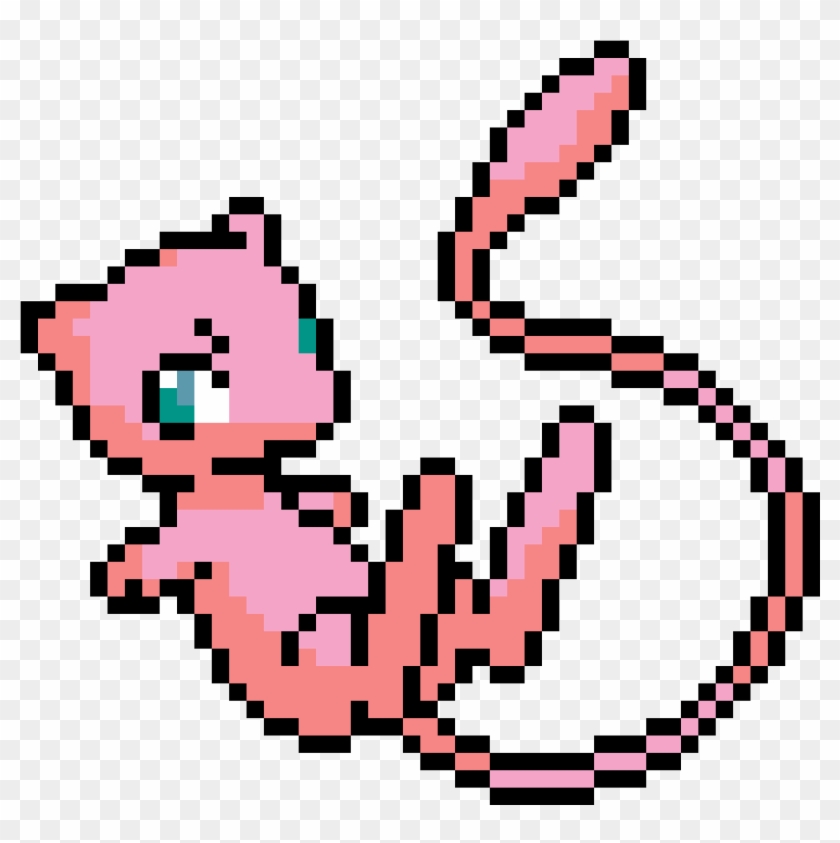 1400 X 1400 5 - Pokemon Pixel Art Mew #1711136