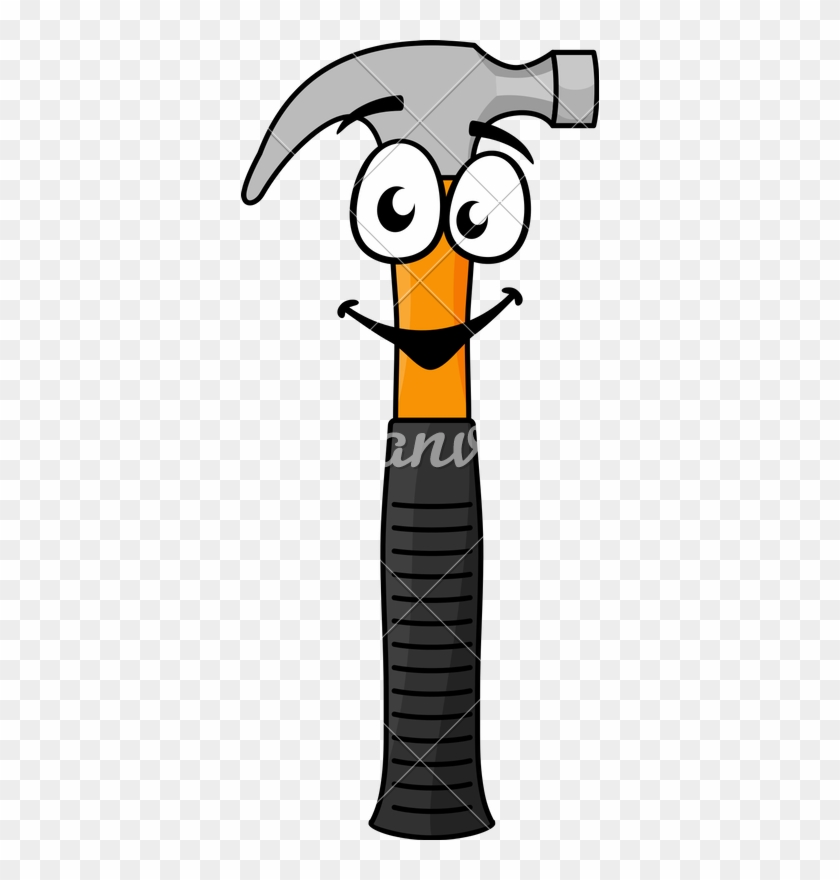 Cartoon Hammer Tool - Canva #1711173