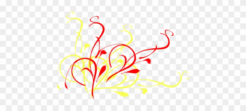 Yellow Swirl Clipart For Our Users - Vines Clip Art #1711211