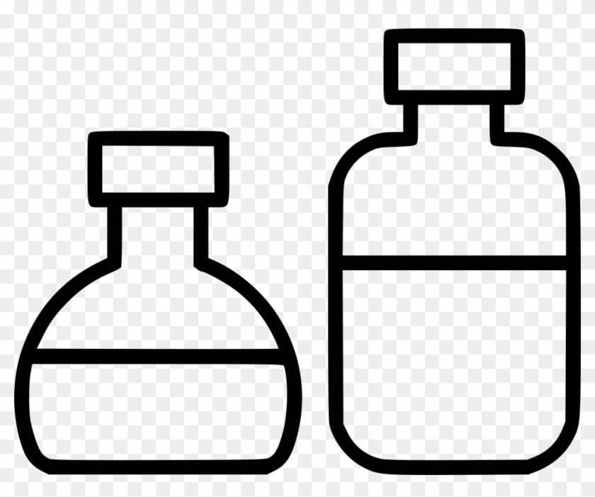Lotion Formula Oils Bottles Comments - Line Art #1711253