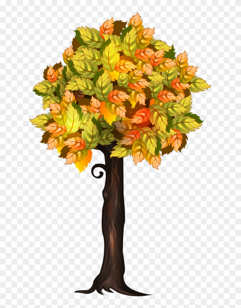 Four Seasons, Fall Halloween, Clip Art, Seeds - Dessin Arbres Automne Png #1711265