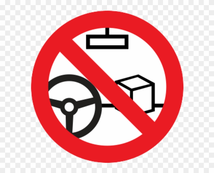 Placing Items On The Dashboard Or On Seats Is Forbidden - Zakaz Palenia Bez Tła #1711361