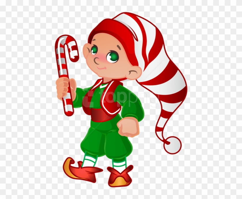 Free Png Elf Santa Helper Transparent Png - Clipart Transparent Christmas Elf #1711510