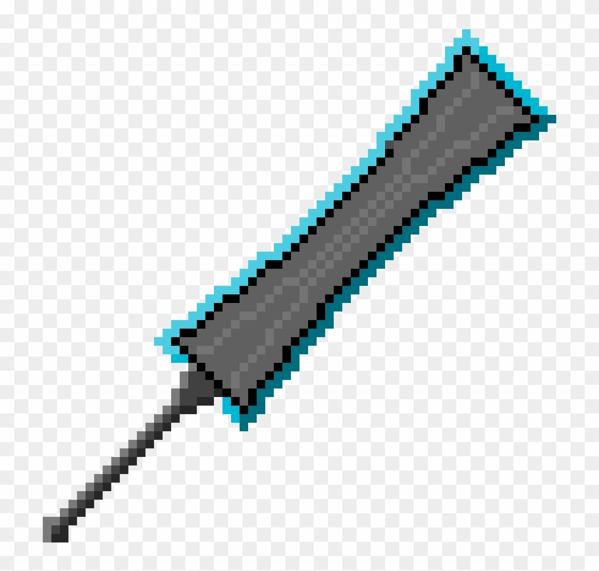 Pixilart Noice Claymore Azure Png Transparent Claymore - Fokker 70 #1711628