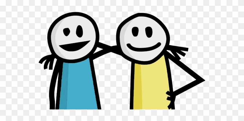 Stick Figure Friends Png Graphic Stock - New Friend #1711705