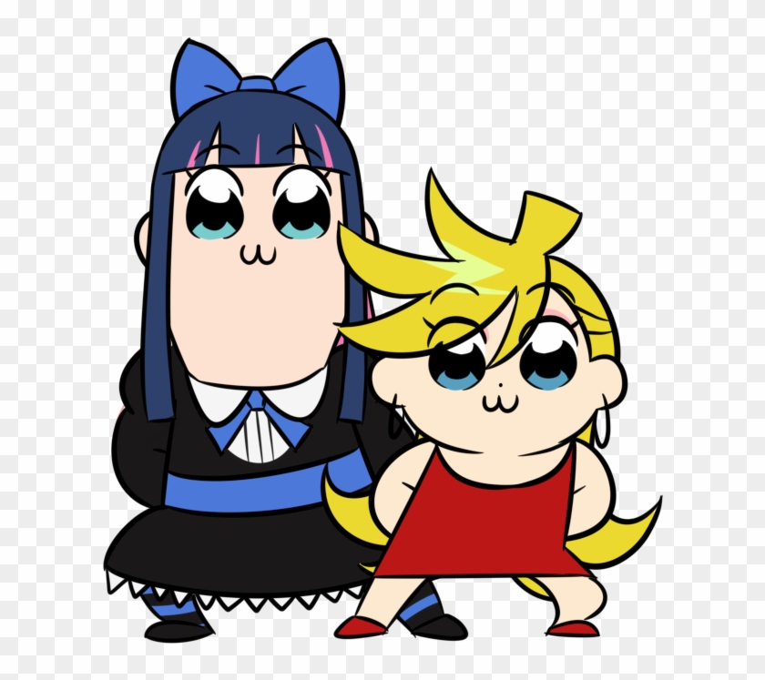 Panty Stocking With Garterbelt X Pop Team Epic By Https - Anime #1711727