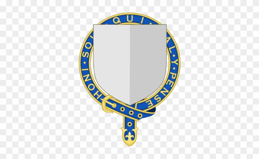 Members Of The Order May Encircle Their Heraldic Arms - Order Of The Garter Heraldry #1711753