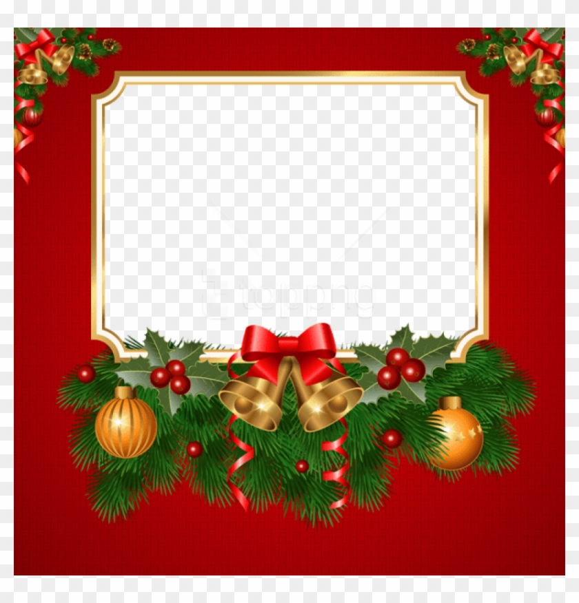 Christmas Transparent Red Png Frame Png - Transparent Christmas Clipart Border #1711791