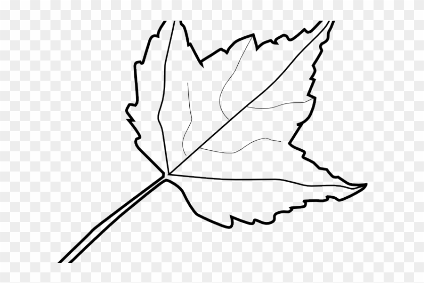 Maple Leaf Clipart 2 Leaves - Leaves Black And White #1711852