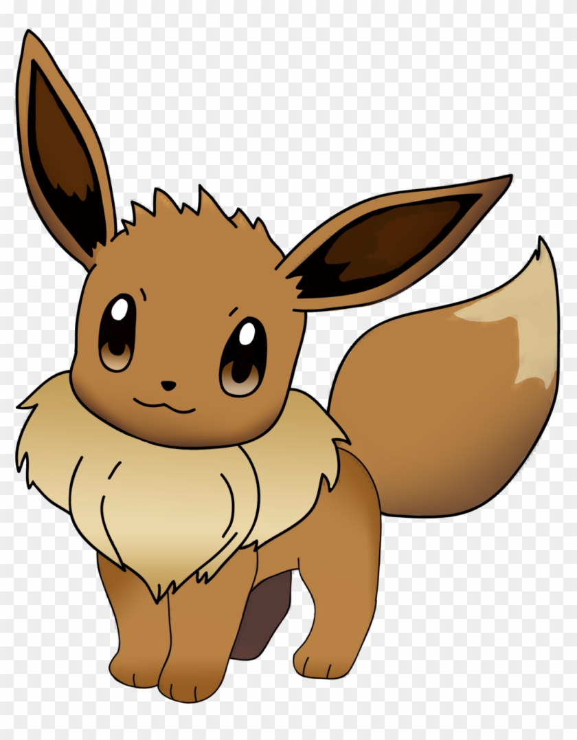 Cool Eevee Pictures With Cute Little Evee Evee Pok - Pokemon Eevee Vector #1711896