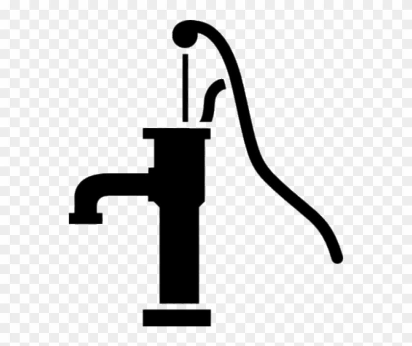 Graphic Royalty Free Stock Pump Clipart - Hand Water Pump Icon #1711902