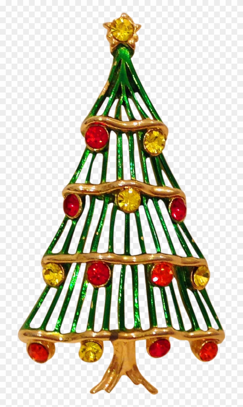 Vintage Christmas Tree Pins Lovely Christmas Tree Pin - Christmas Tree #1711935