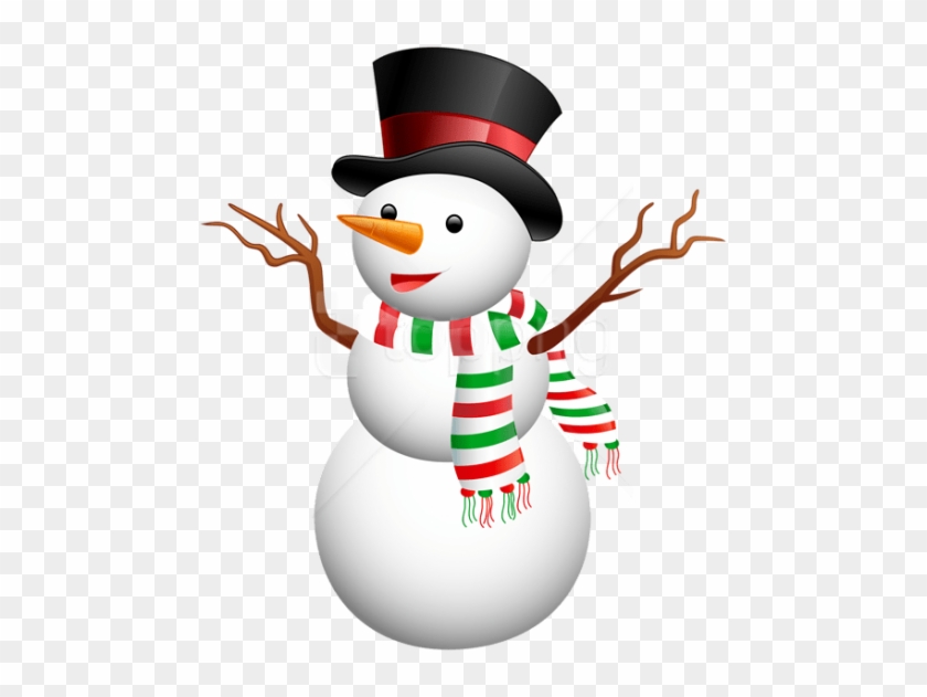 Free Png Snowman With Top Hat Png - Portable Network Graphics #1711936