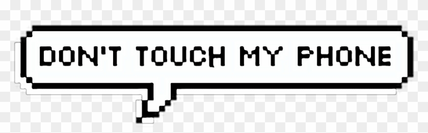 #don't #don't Touch My Phone #png #wallpapers # - Bts Speech Bubble Png #1711940
