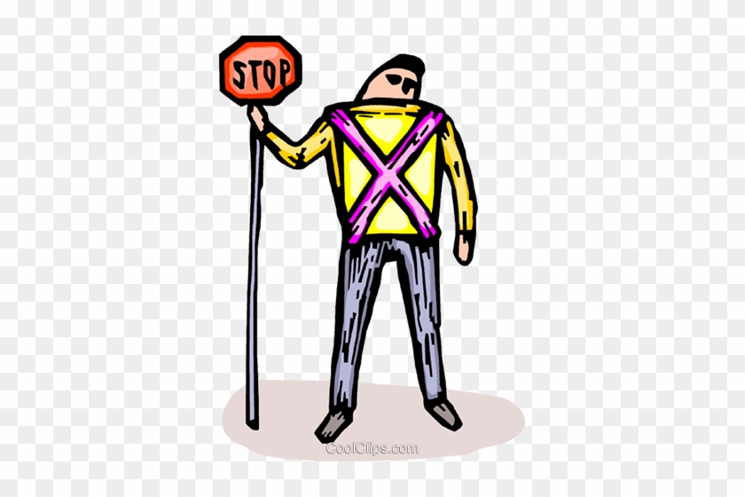 Crossing Guard Vektor Clipart Bild Vc064227 Coolclipscom - Crossing Guard Vektor Clipart Bild Vc064227 Coolclipscom #1712040