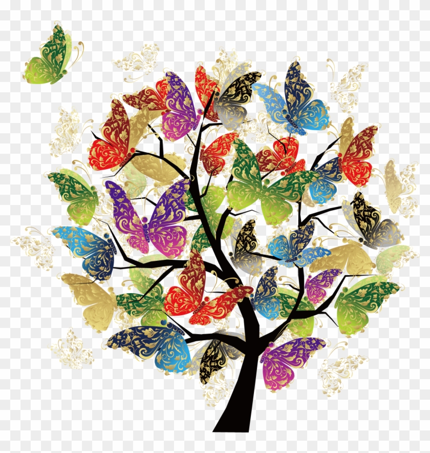 Advocacy-based Counseling - Butterfly In Trees Clipart #1712232
