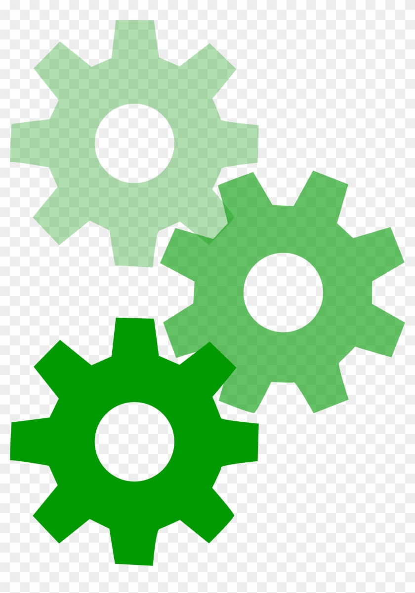 Productivity Image - Green Cog Png #1712257