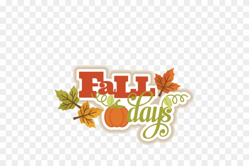Autumn Clipart Scrapbooking Autumn Clip Art - Happy Fall Png #1712272