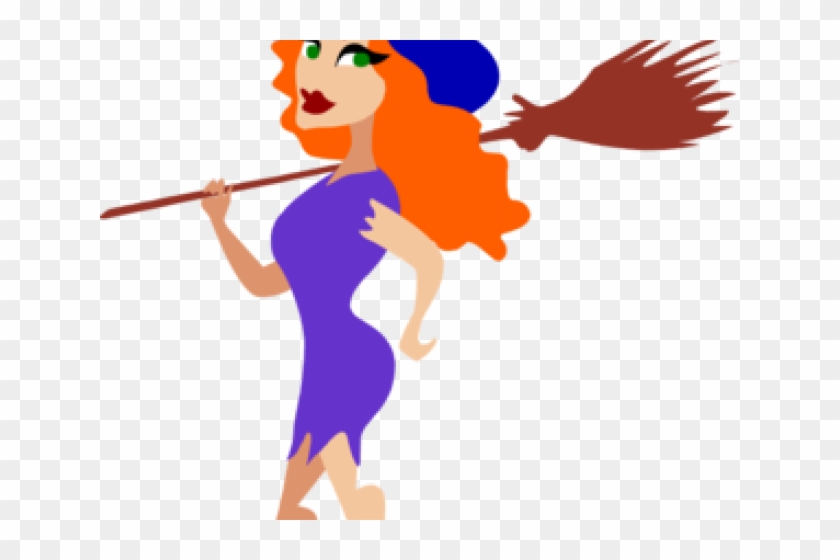 Other Clipart Hands Down - Cartoon Witch Png #1712400