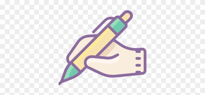 Writing A Business Plan - Hand With Pen Icon #1712410