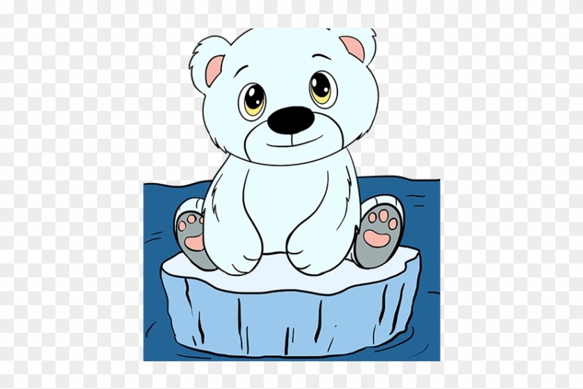 Cub Clipart Walking Bear - Draw Polar Bear #1712441