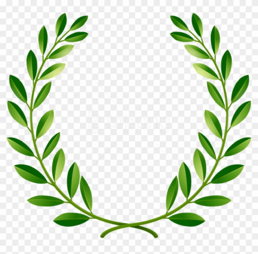 Free Png Download Green Laurel Leaves Clipart Png Photo - Green Laurel Wreath Png #1712455